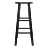 Element 2-Pc Bar Stool Set Black WIN-20270