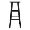 Element 2-Pc Bar Stool Set Black WIN-20270
