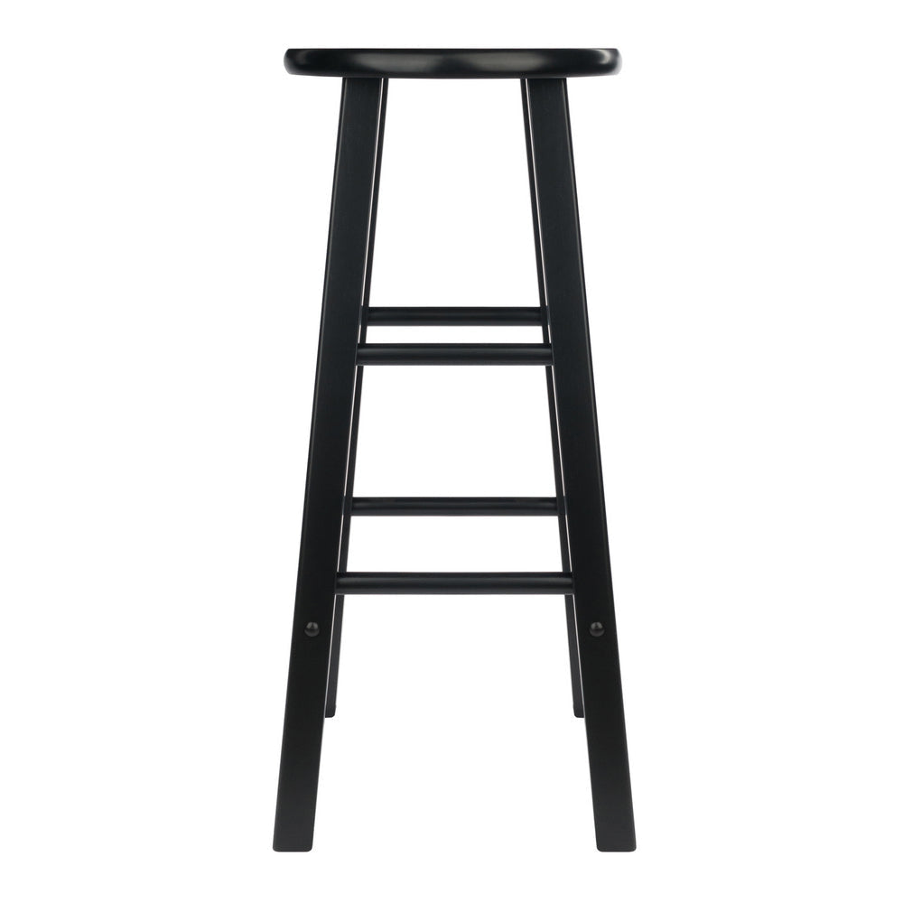 Element 2-Pc Bar Stool Set Black WIN-20270