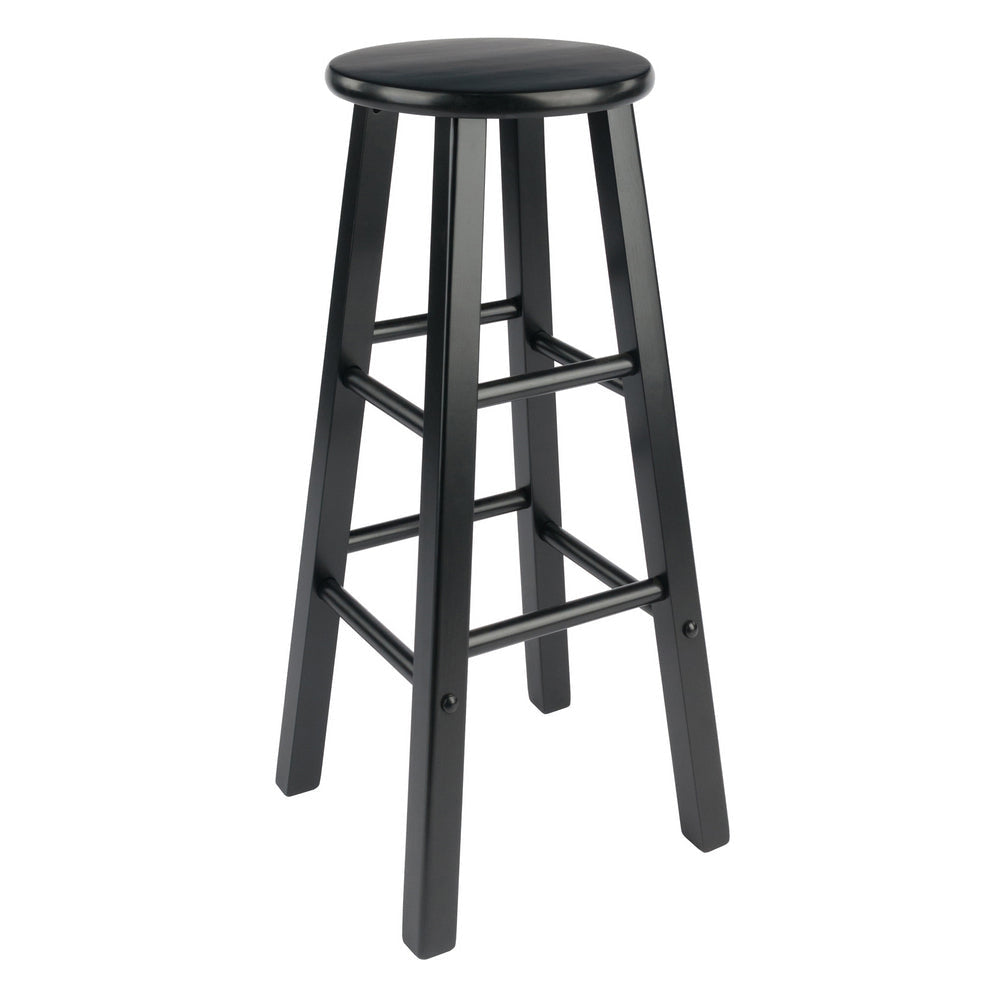 Element 2-Pc Bar Stool Set Black WIN-20270