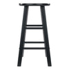 Element 2-Pc Counter Stool Set Black WIN-20274
