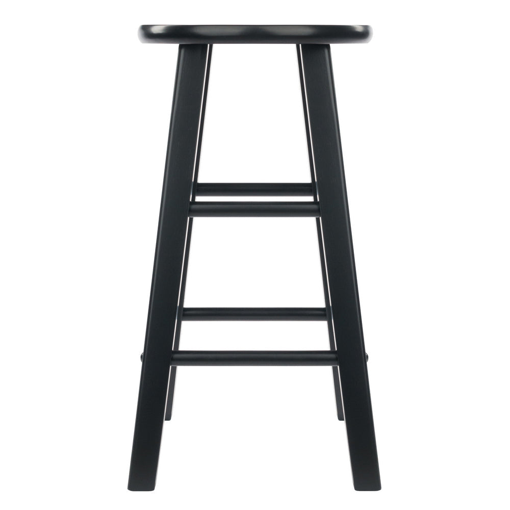 Element 2-Pc Counter Stool Set Black WIN-20274