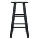 Element 2-Pc Counter Stool Set Black WIN-20274
