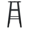 Element 2-Pc Counter Stool Set Black WIN-20274