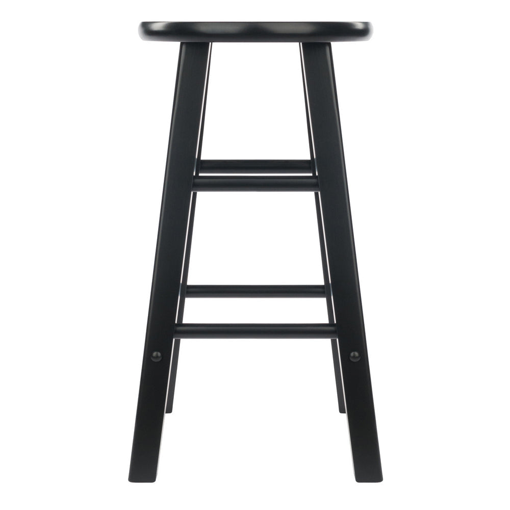 Element 2-Pc Counter Stool Set Black WIN-20274