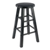 Element 2-Pc Counter Stool Set Black WIN-20274