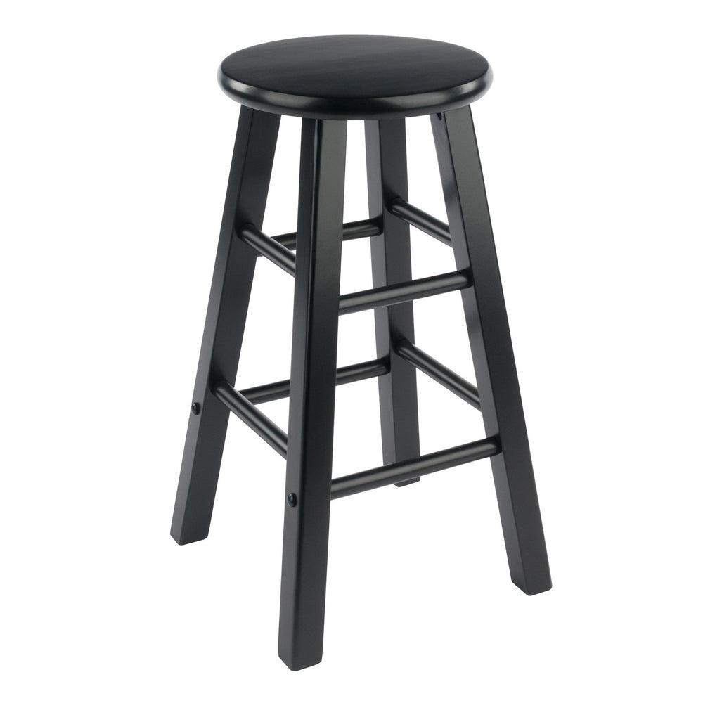 Element 2-Pc Counter Stool Set Black WIN-20274