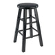 Element 2-Pc Counter Stool Set Black WIN-20274