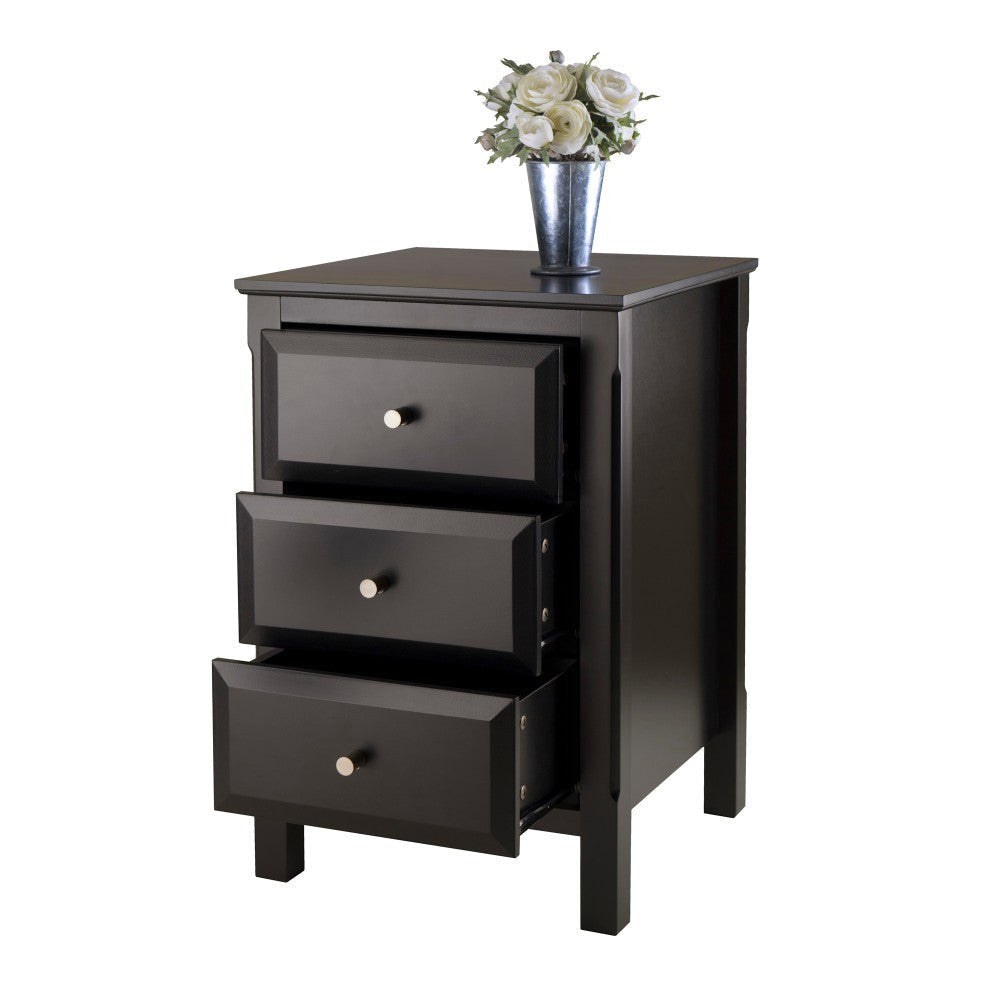 Timmy Accent Table Nightstand Black WIN-20315