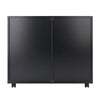 Halifax 2-Section Mobile Filing Cabinet Black WIN-20431
