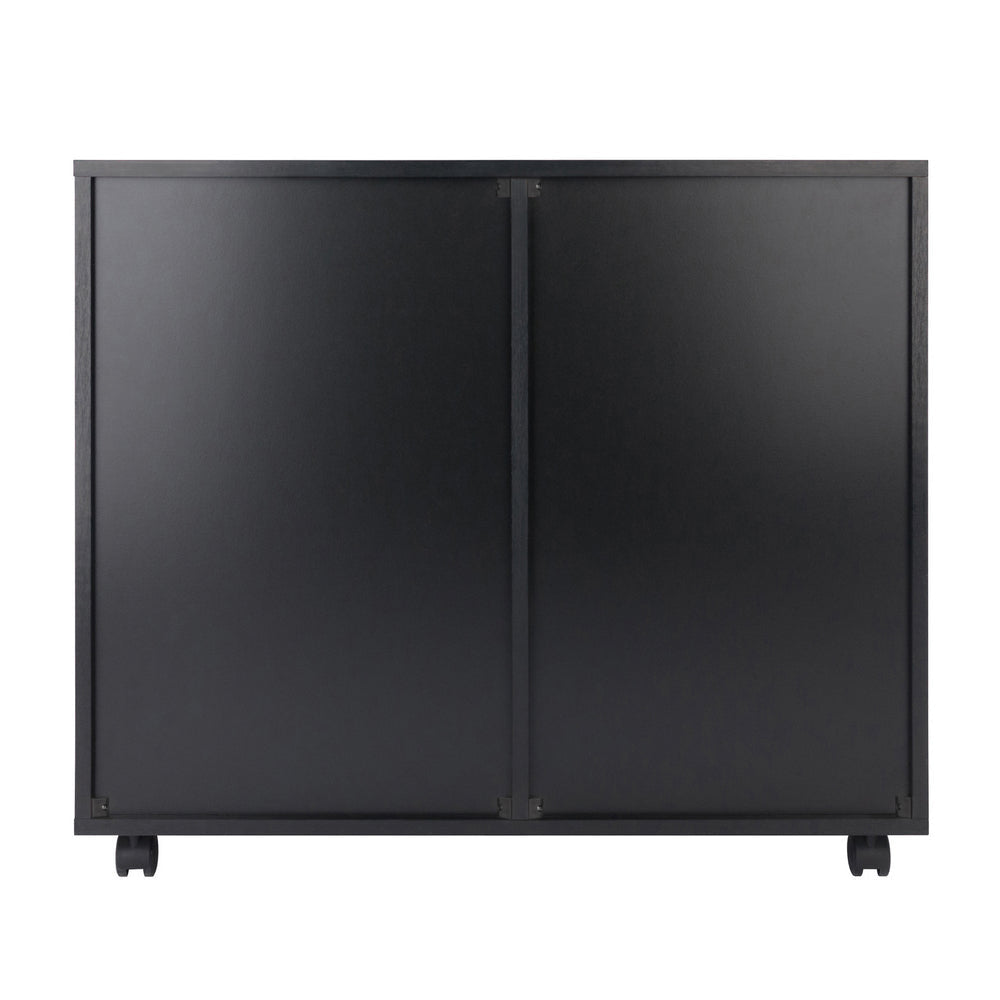 Halifax 2-Section Mobile Filing Cabinet Black WIN-20431