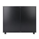 Halifax 2-Section Mobile Filing Cabinet Black WIN-20431