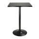 Obsidian Square Dining Table, Black