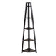 Adam 5-Tier A-Frame Corner Shelf, Black