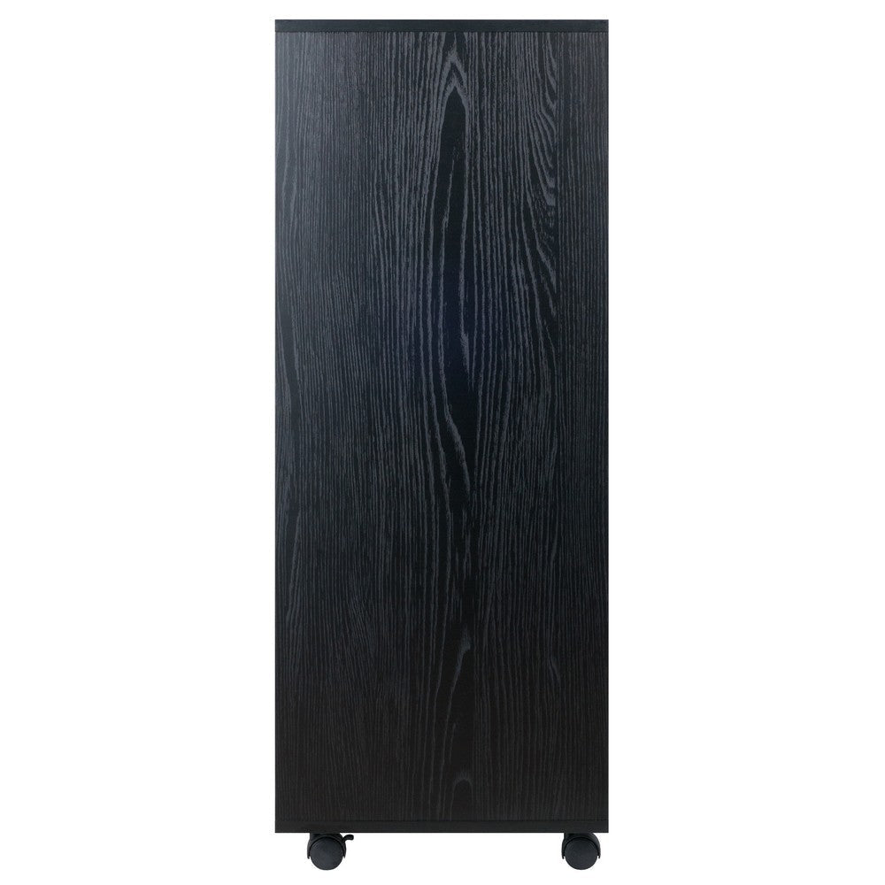 Halifax 5-Drawer Storage Mobile Cabinet Black WIN-20616