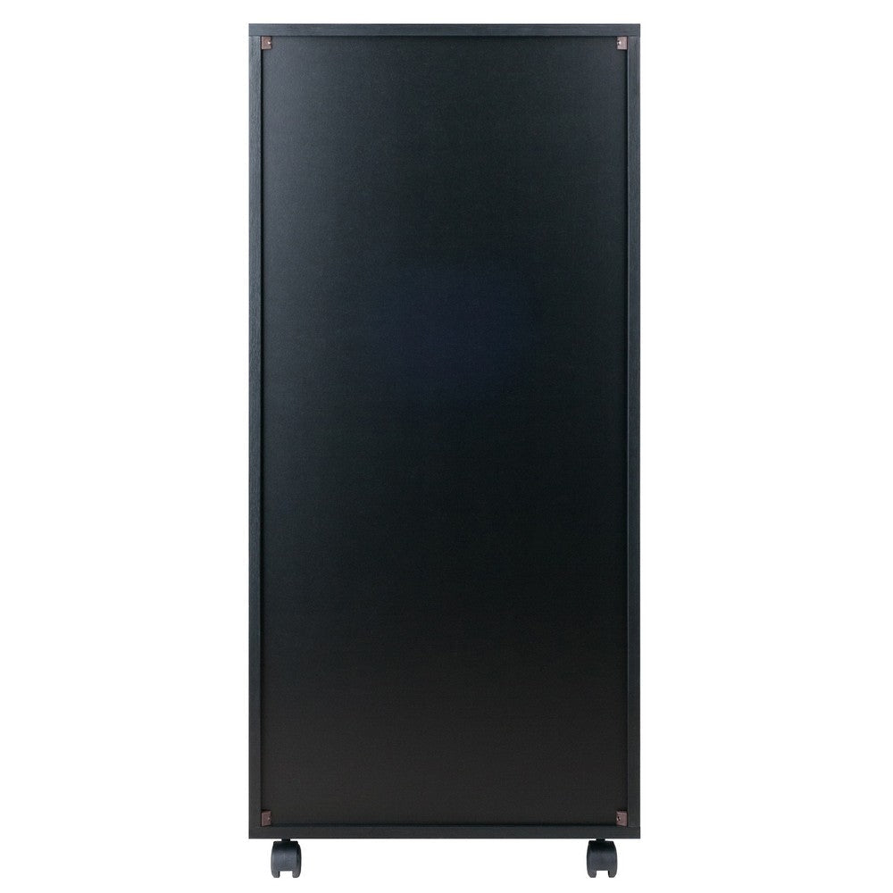 Halifax 5-Drawer Storage Mobile Cabinet Black WIN-20616