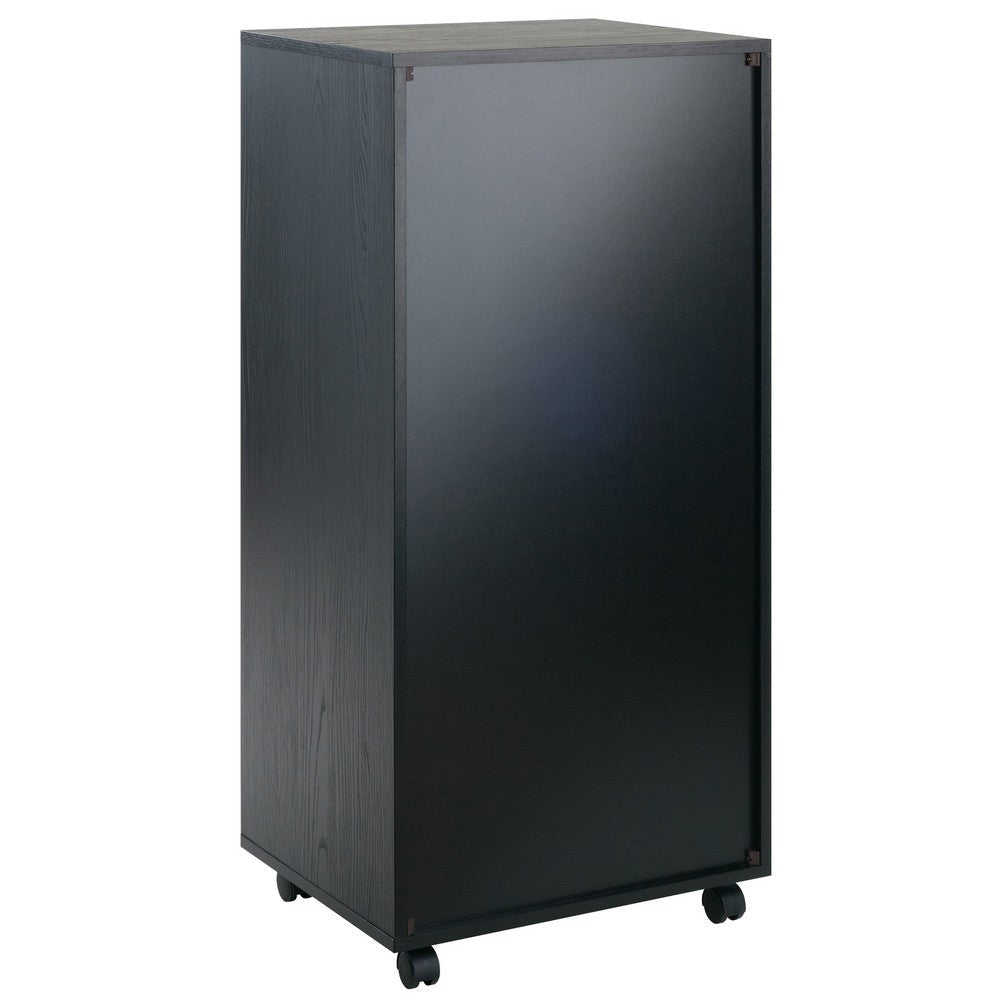 Halifax 5-Drawer Storage Mobile Cabinet Black WIN-20616