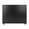 Halifax 2-Door 4-Drawer Mobile Cabinet Black WIN-20622