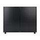 Halifax 2-Door 4-Drawer Mobile Cabinet Black WIN-20622