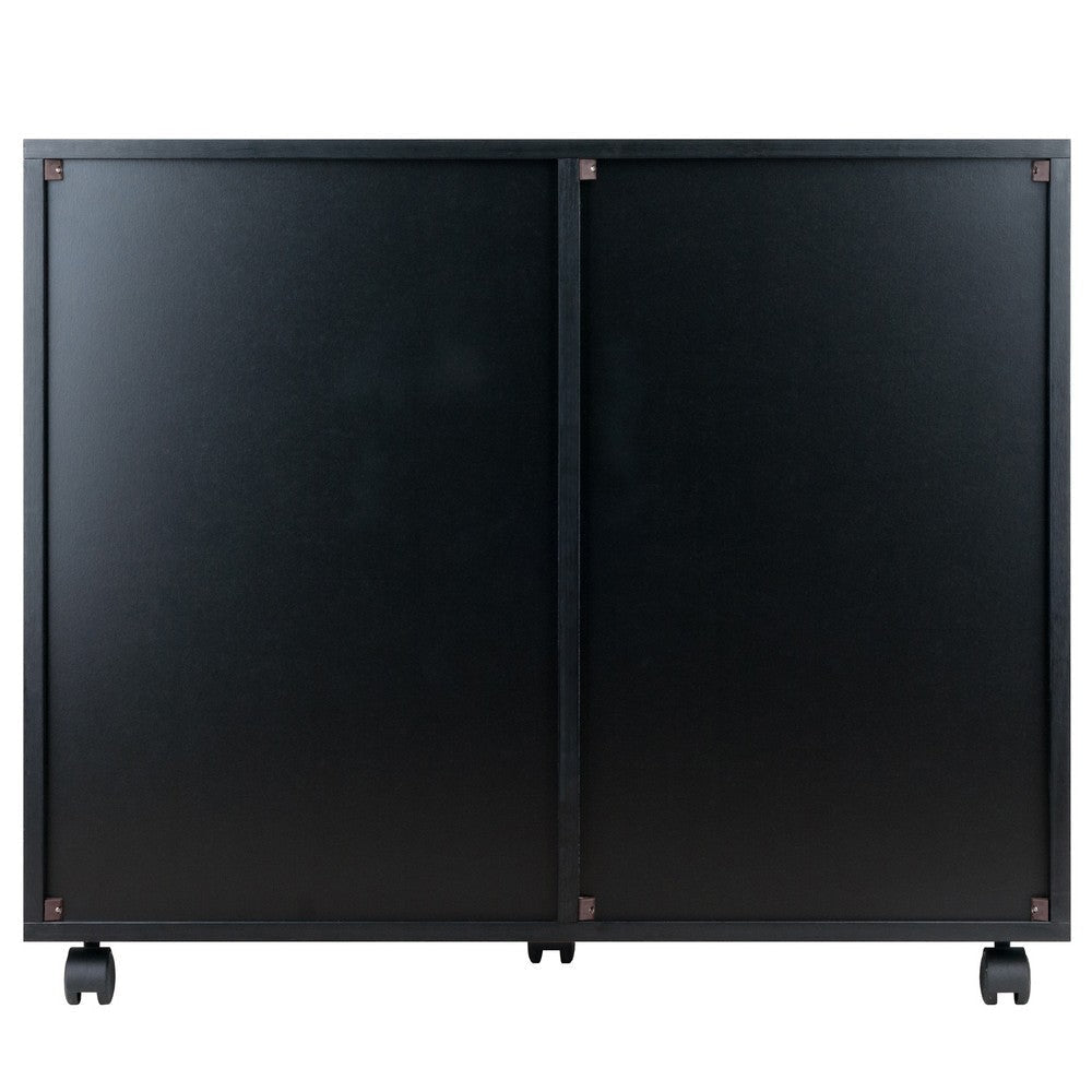 Halifax 5-Drawer Side Storage Mobile Cabinet Black WIN-20630