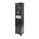 Alps Tall Storage Cabinet Black WIN-20871