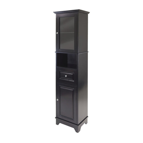 Alps Tall Storage Cabinet, Black