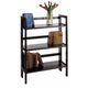 Terry 3-Tier Foldable Shelf Stackable Black WIN-20896