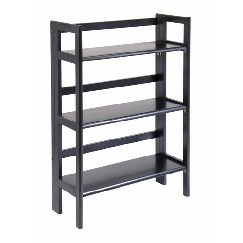 Terry 3-Tier Foldable Shelf, Stackable, Black
