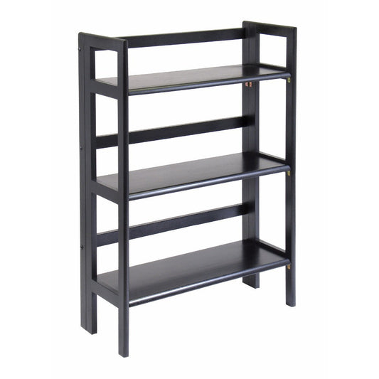 Terry 3-Tier Foldable Shelf, Stackable, Black