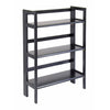 Terry 3-Tier Foldable Shelf, Stackable, Black