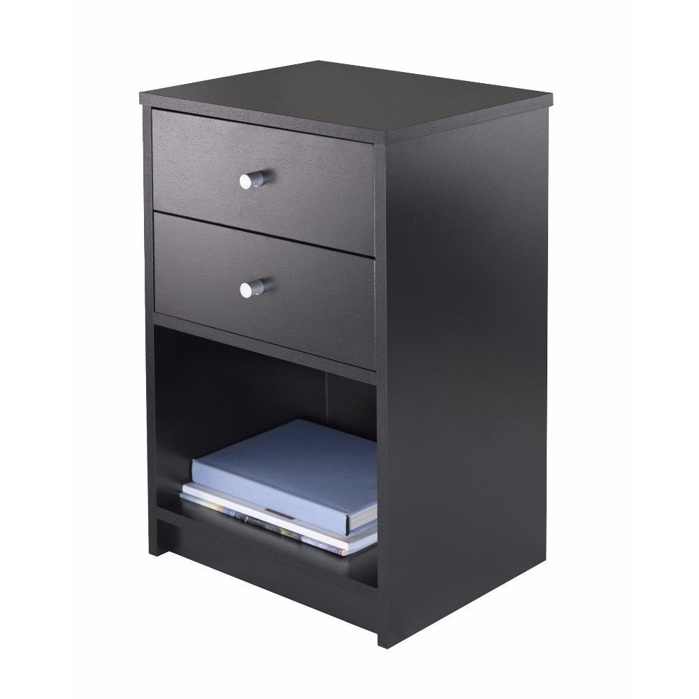 Ava Accent Table Nightstand Black WIN-20936