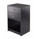 Ava Accent Table, Nightstand, Black
