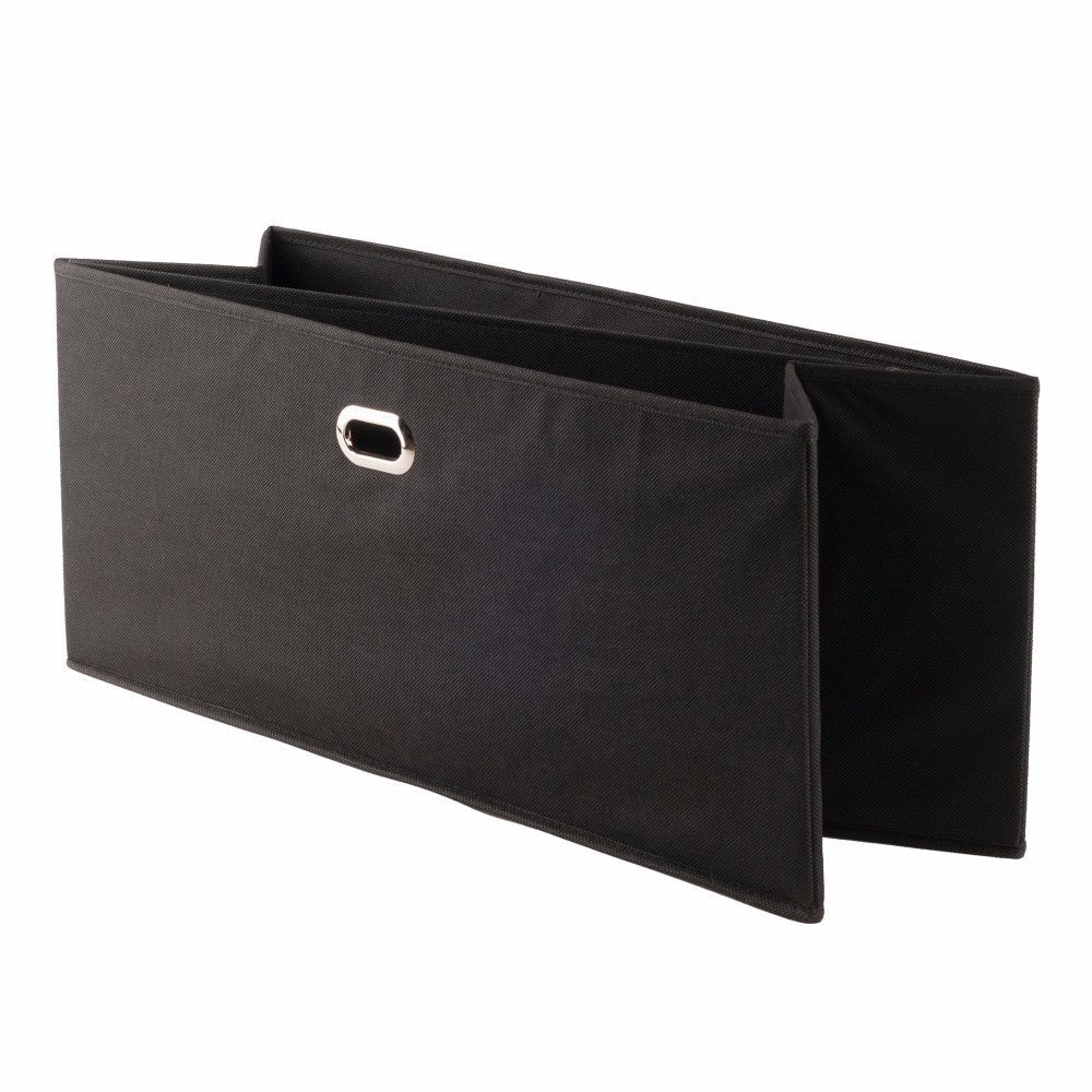 Torino 3-Pc Foldable Fabric Basket Set Black WIN-22323