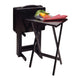 Alex 5-Pc Snack Table Set Black WIN-22520