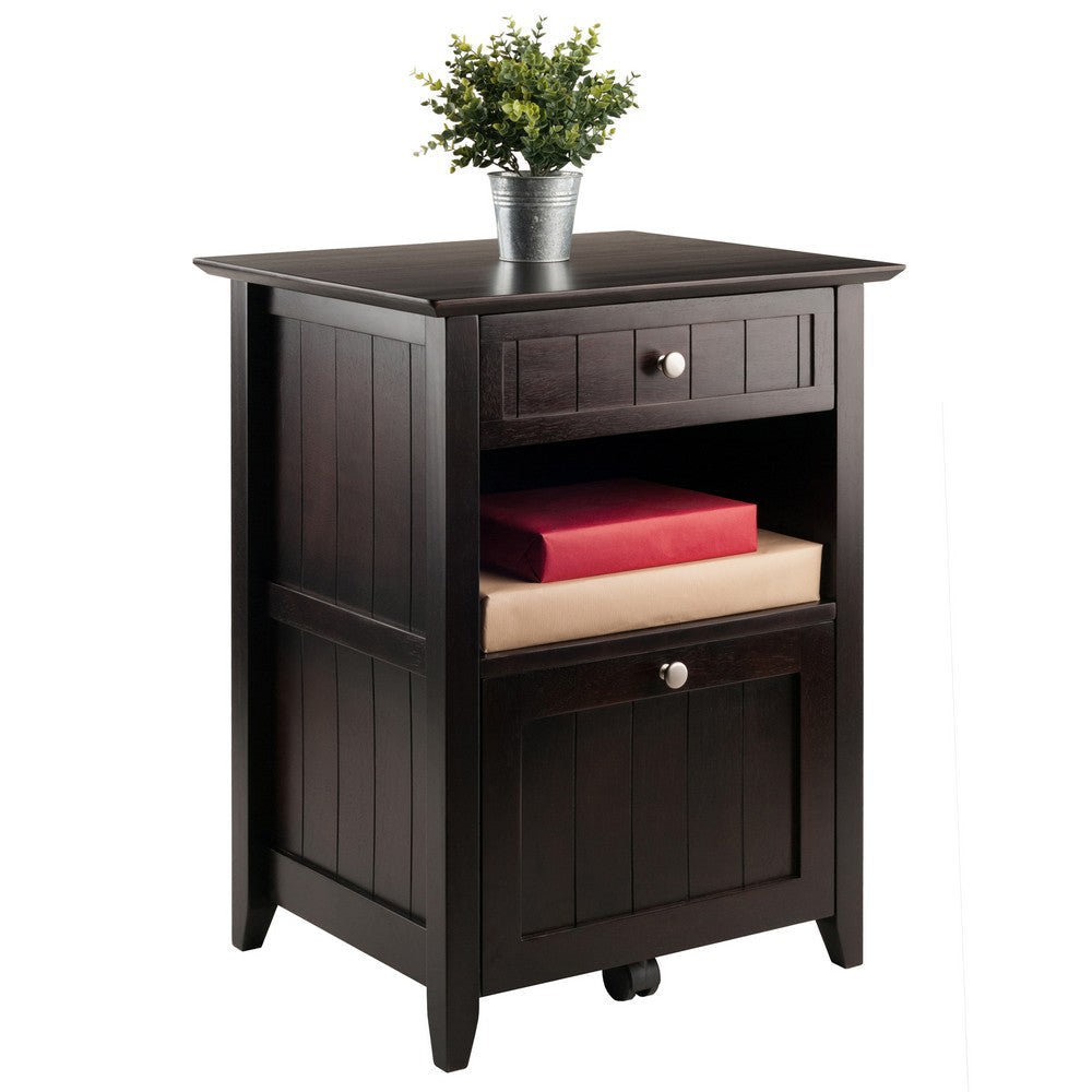 Burke Home Office File Cabinet Coffee WIN-23119