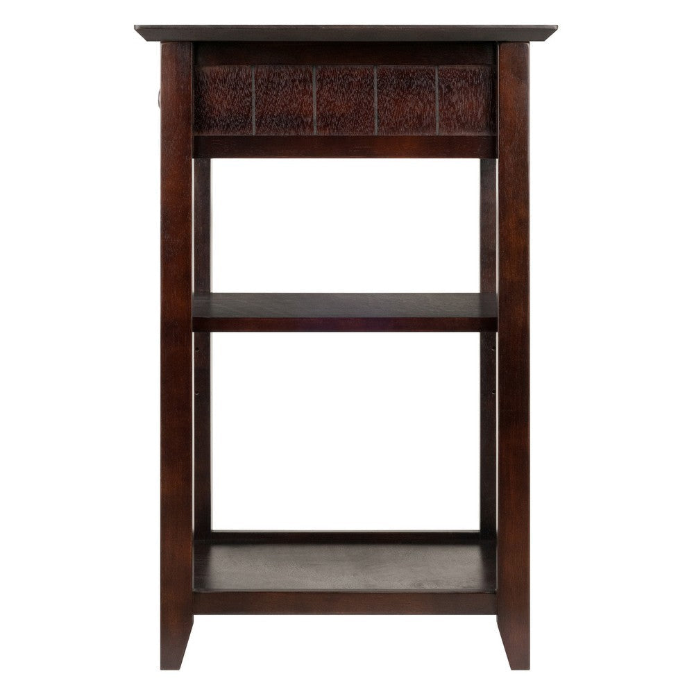 Burke Home Office Printer Stand Coffee WIN-23121