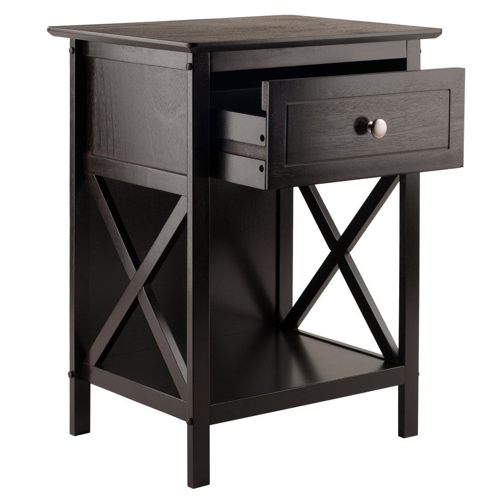Xylia Accent Table Nightstand Coffee WIN-23419