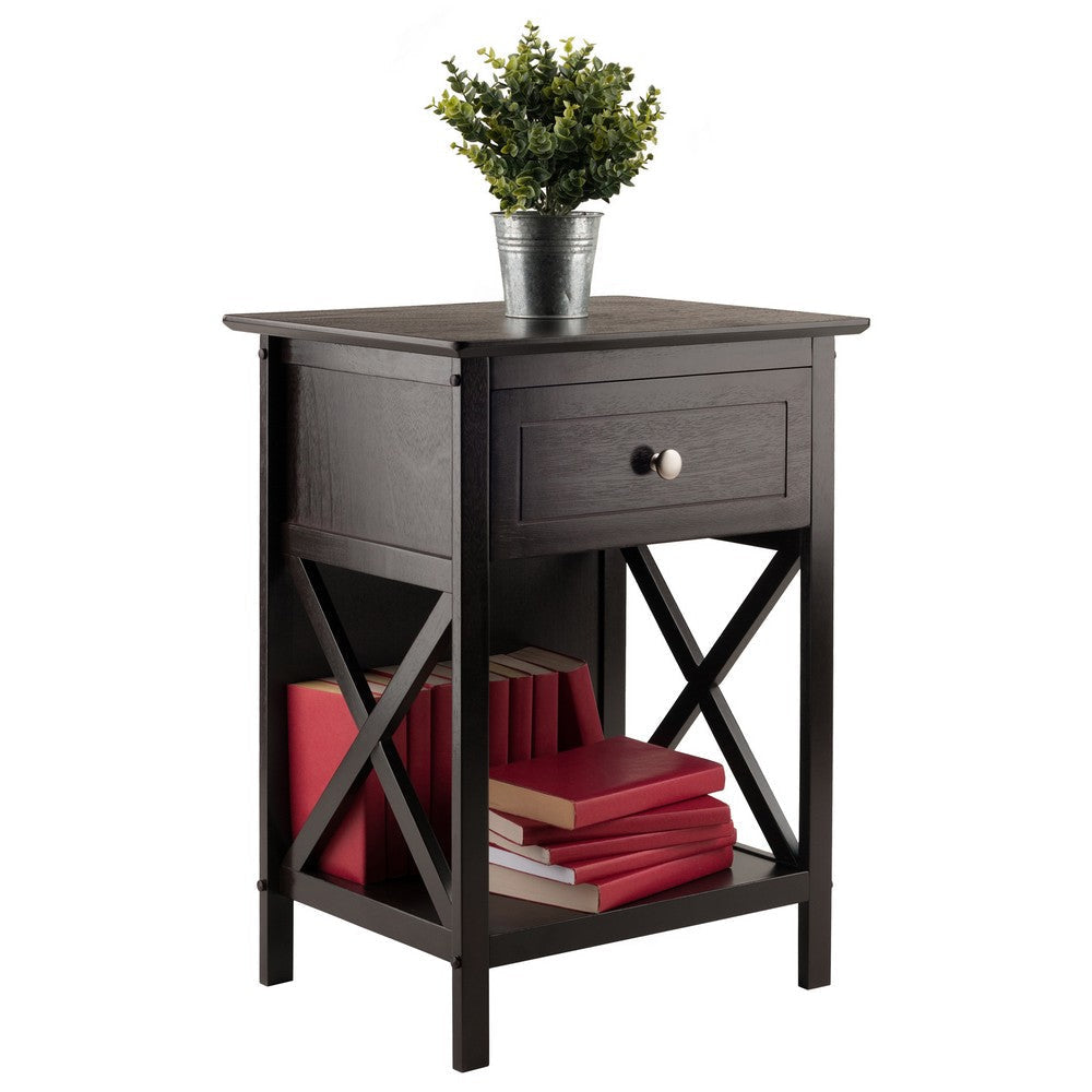 Xylia Accent Table Nightstand Coffee WIN-23419