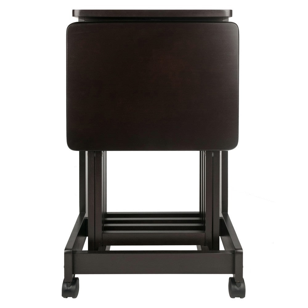 Brienda 5-Pc Snack Table Set Flip Top Coffee WIN-23620