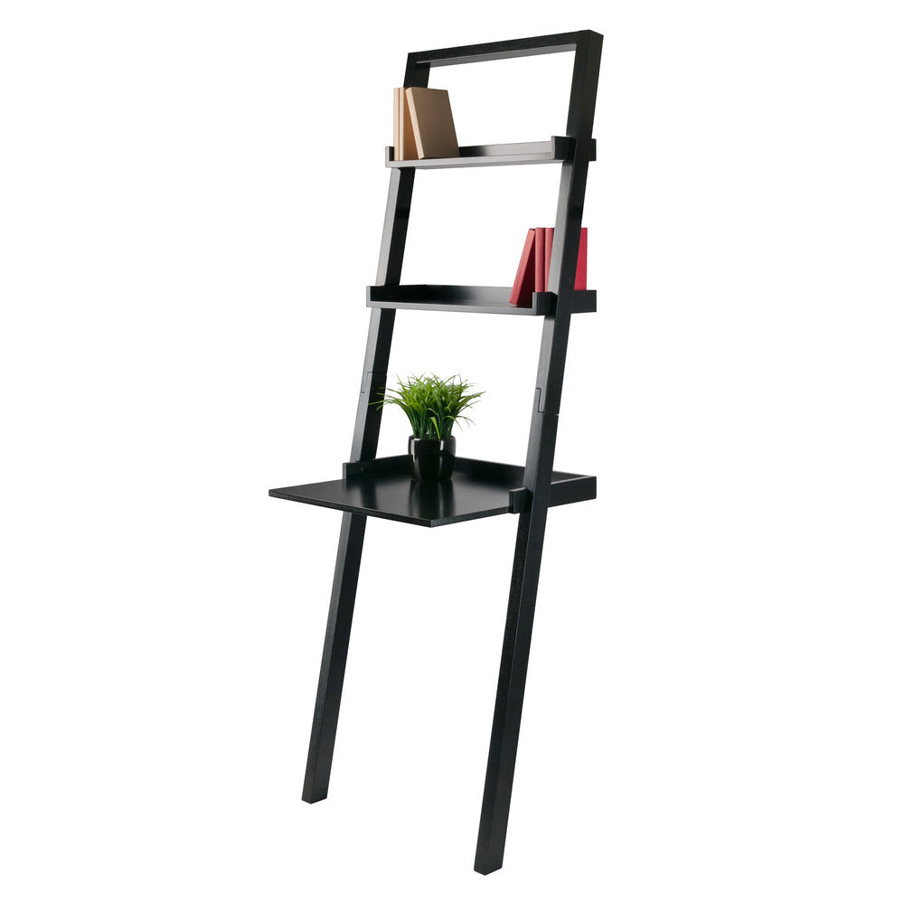 Bellamy Leaning Desk Black WIN-29323