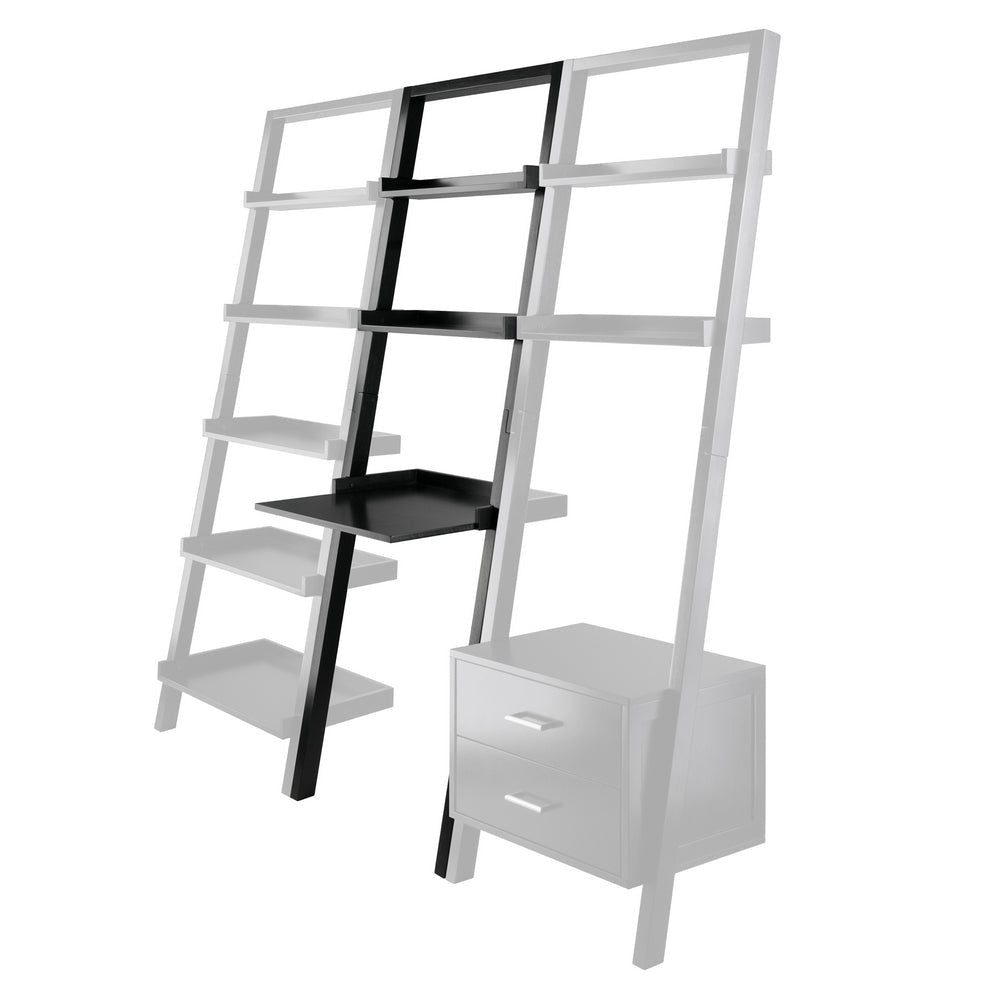 Bellamy Leaning Desk Black WIN-29323