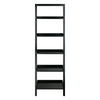 Bellamy 5-Tier Leaning Shelf Black WIN-29553
