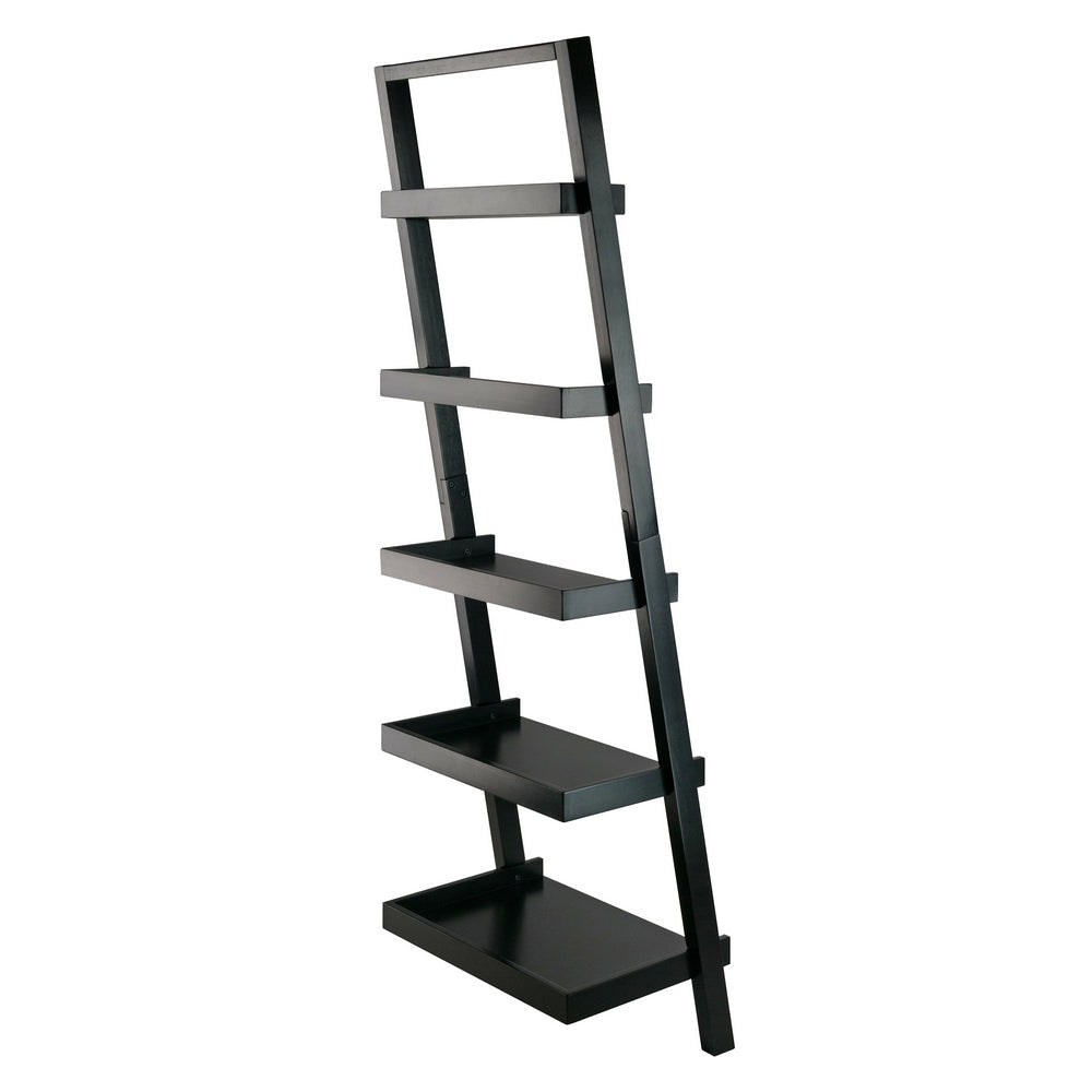 Bellamy 5-Tier Leaning Shelf Black WIN-29553