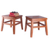 Kaya 2-Pc Conductor Stool Set Teak WIN-33210