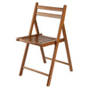 Robin 4-Pc Folding Chair Set Teak WIN-33415