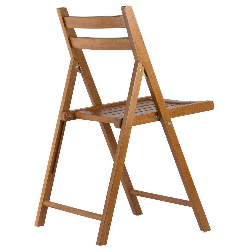 Robin 4-Pc Folding Chair Set Teak WIN-33415