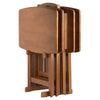 Dylan 5-Pc Oversized Snack Table Set, Teak