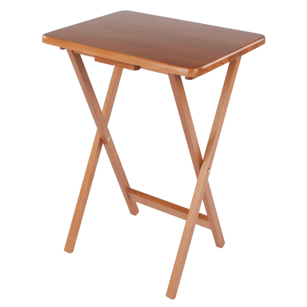 Sophia 5-Pc Snack Table Set Drop Leaf Top Teak WIN-33720