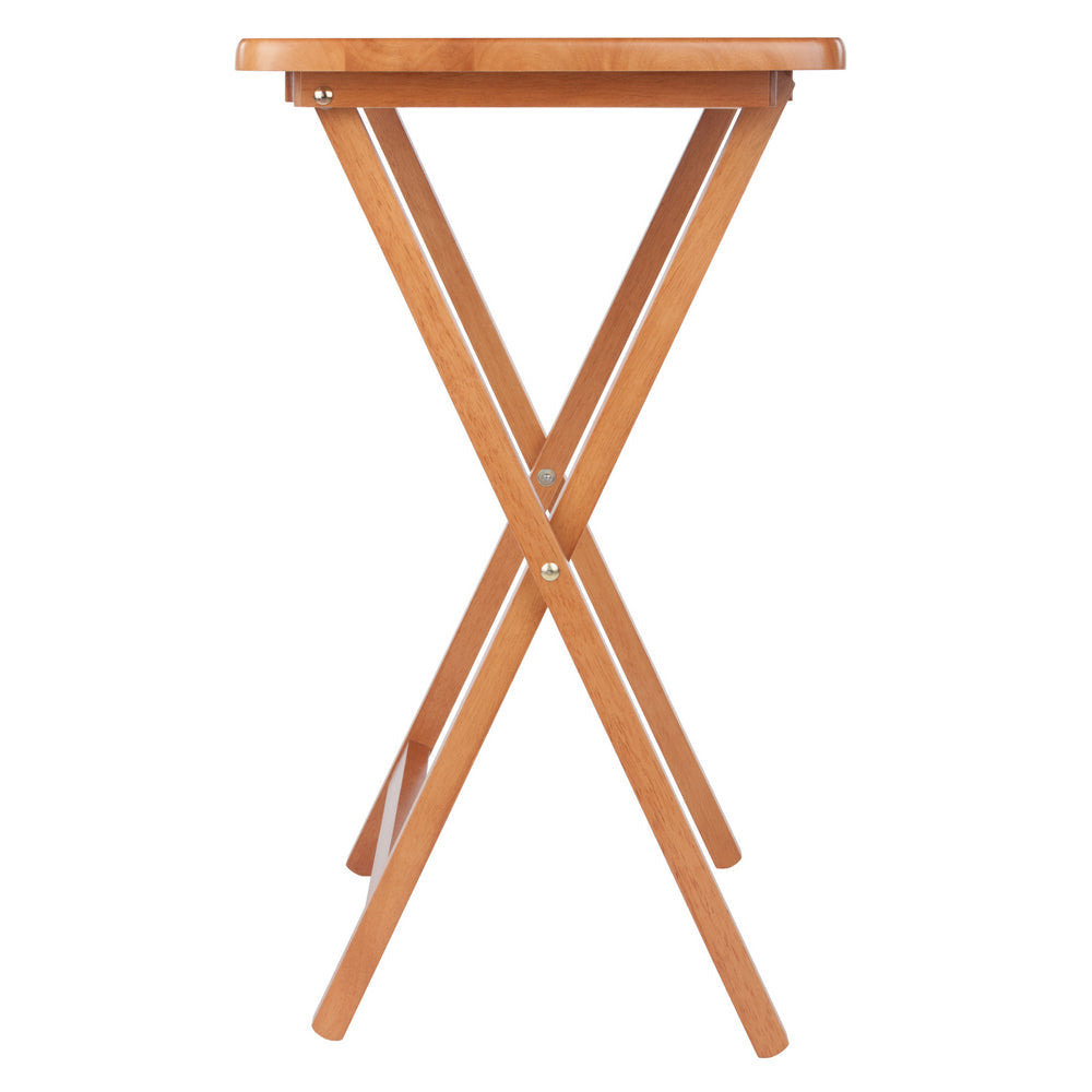 Sophia 5-Pc Snack Table Set Drop Leaf Top Teak WIN-33720