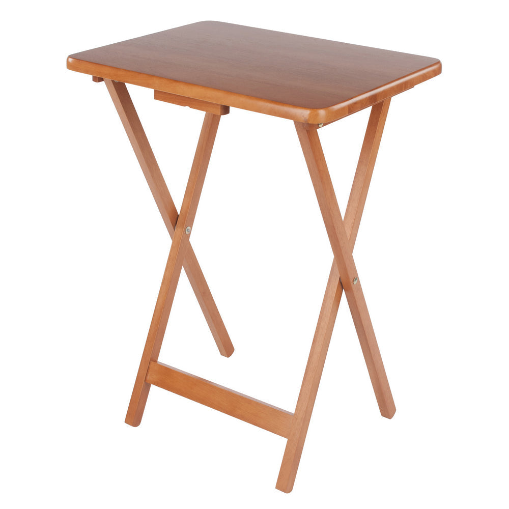 Sophia 5-Pc Snack Table Set Drop Leaf Top Teak WIN-33720